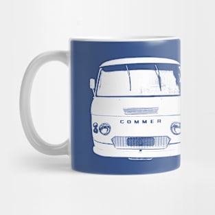 Commer PB classic light van monoblock white Mug